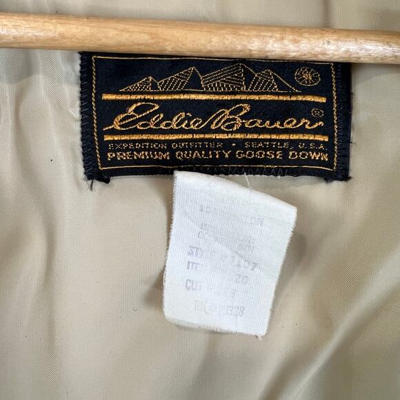 Eddie Bauer Trench Coat Vintage Double Breasted Removable Down Liner Preppy - Picture 3 of 12